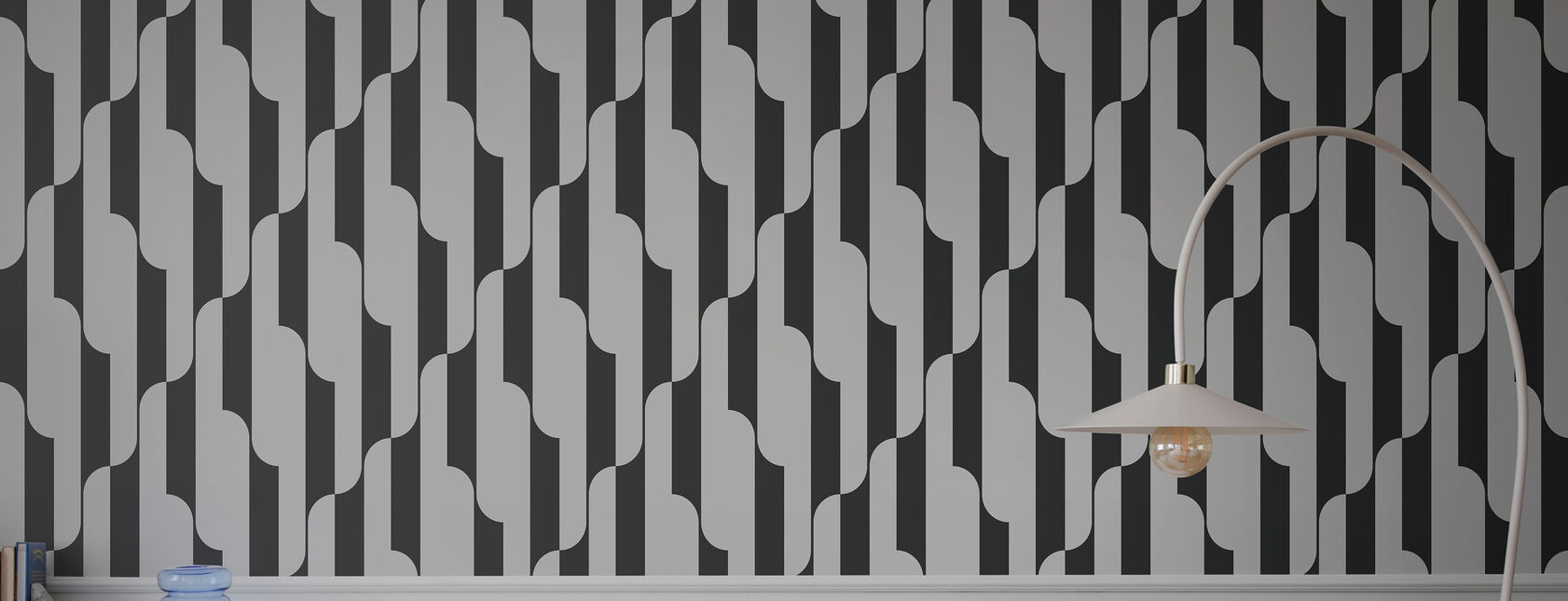 Pennant - Black - Wallpaper