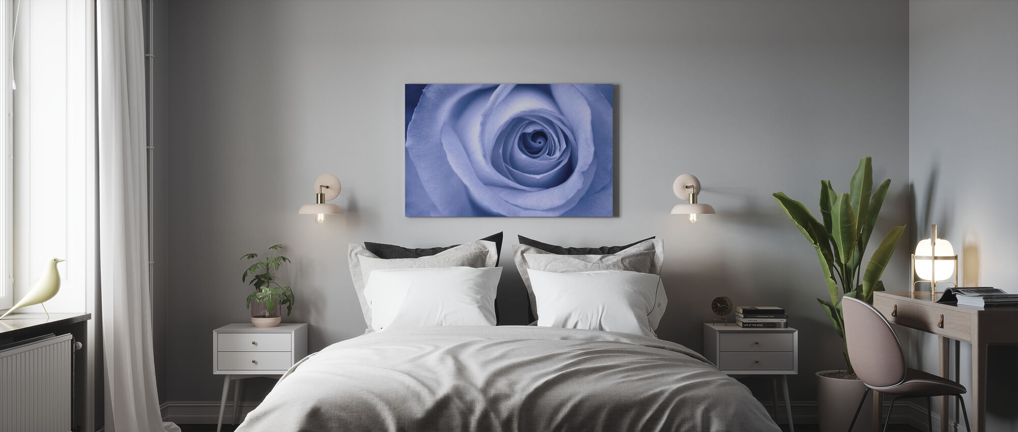 Blue Rose – Bestellen Sie Ihr Leinwandbild online – Photowall