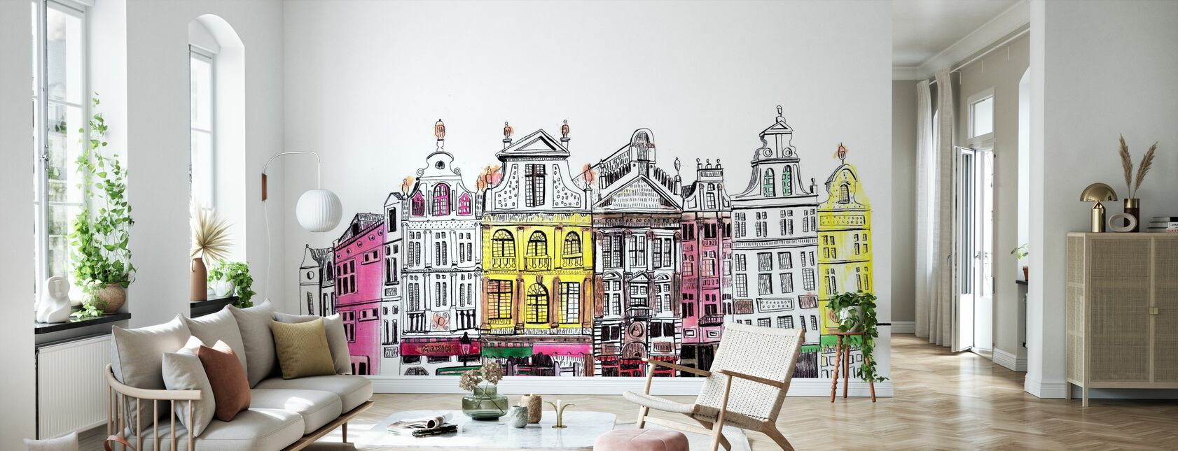 Brussels - Wallpaper - Living Room