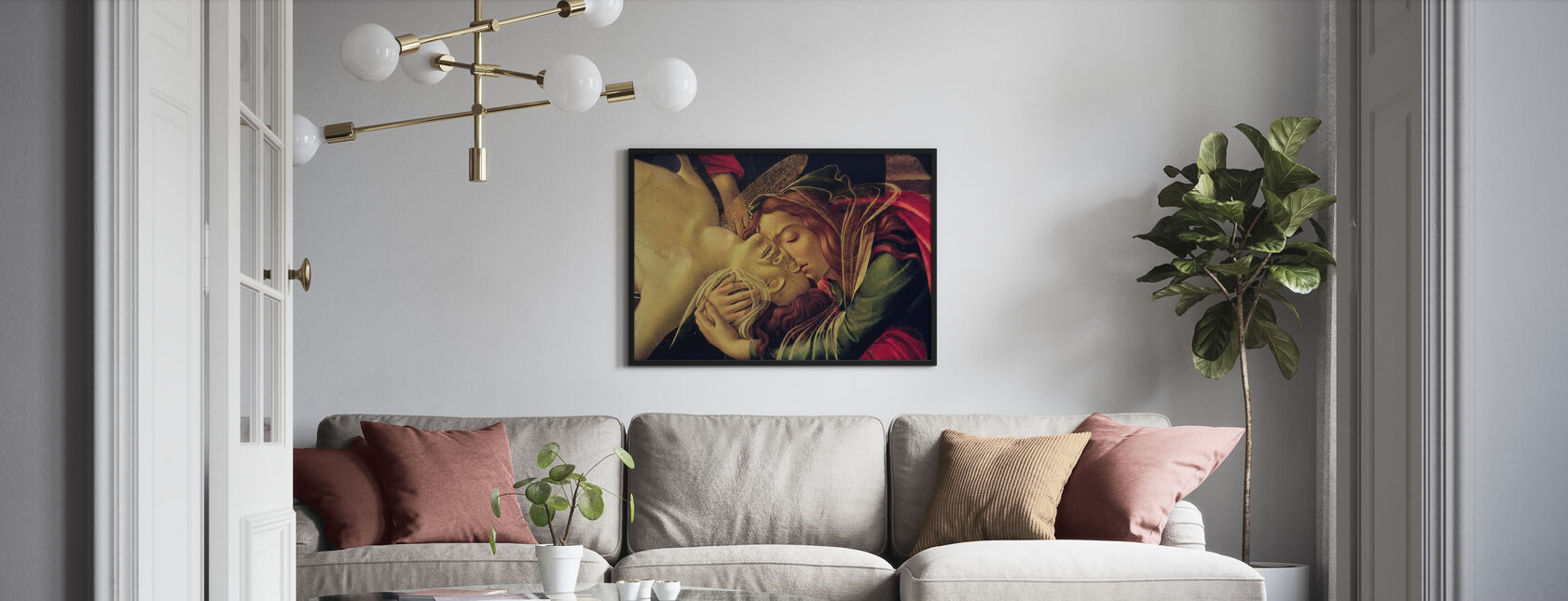 Klaagzang van Christus - Sandro Botticelli - Poster - Woonkamer