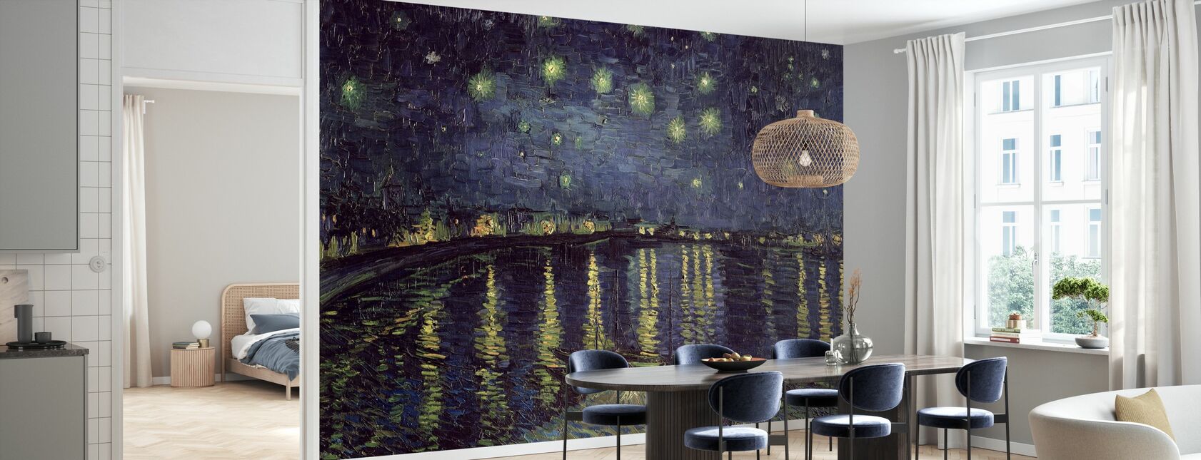 Starry Night - Vincent van Gogh - Wallpaper - Kitchen