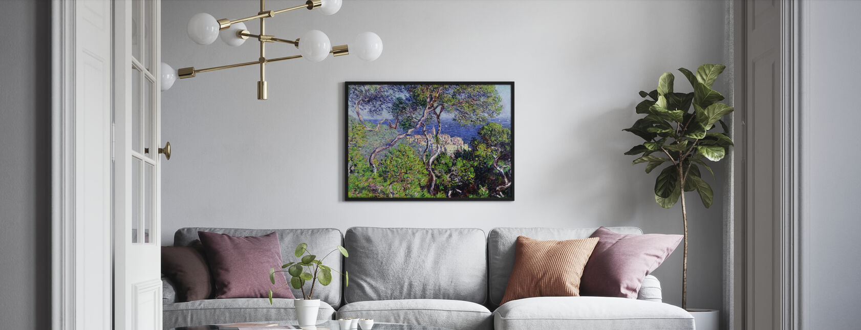 Bordighera -  Claude Monet - Poster - Living Room