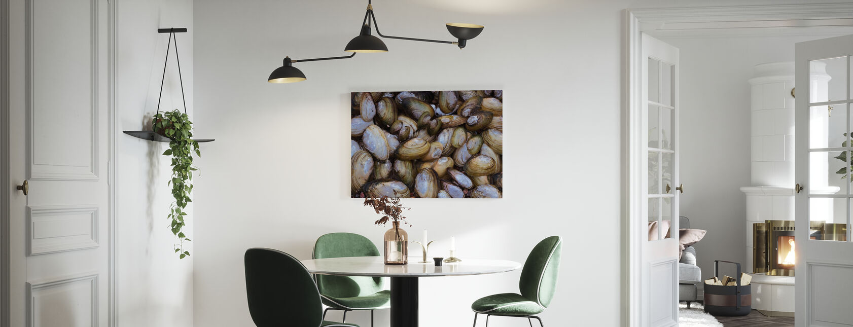 Mussel Shell - Canvas print - Kitchen