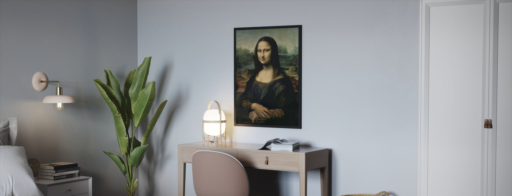 Mona Lisa, Leonardo da Vinci - Plakat - Soveværelse