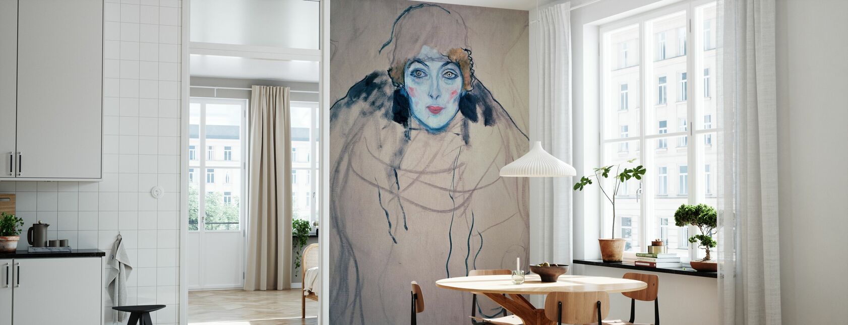 Leder Af En Kvinde, Gustav Klimt - Tapet - Køkken