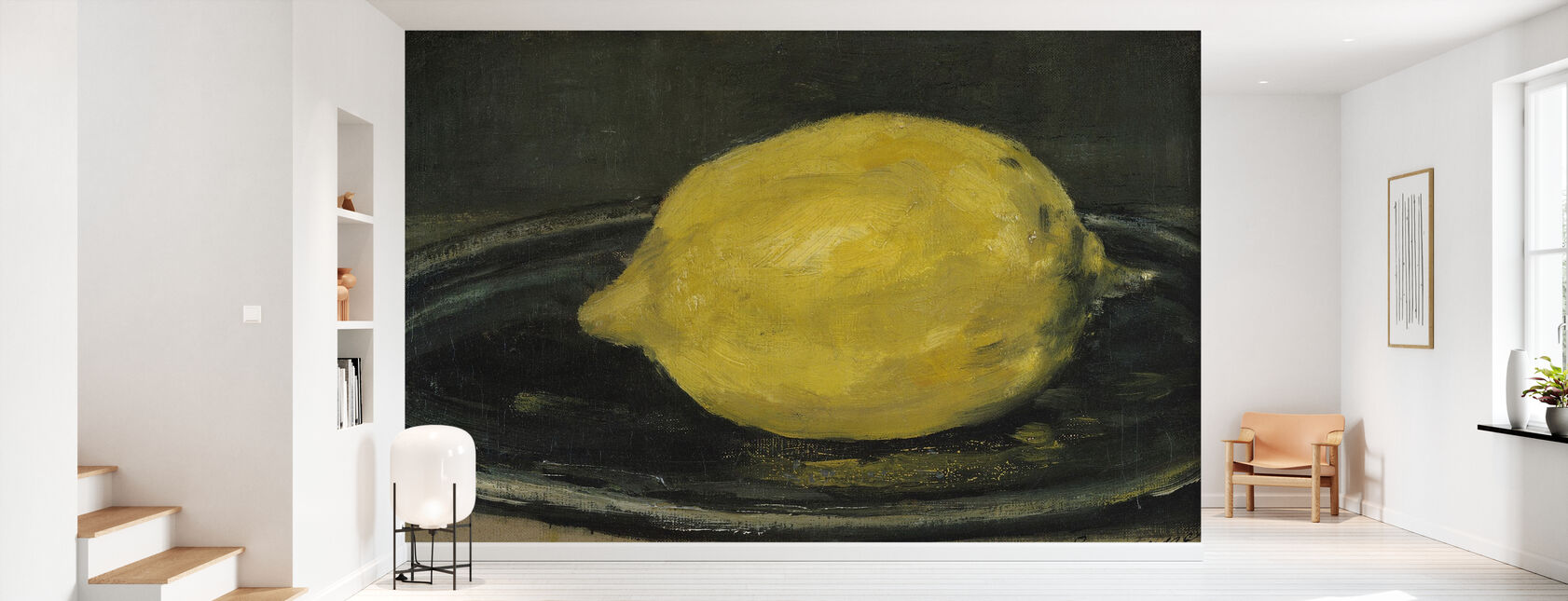 Lemon, Edouard Manet - Wallpaper - Hallway