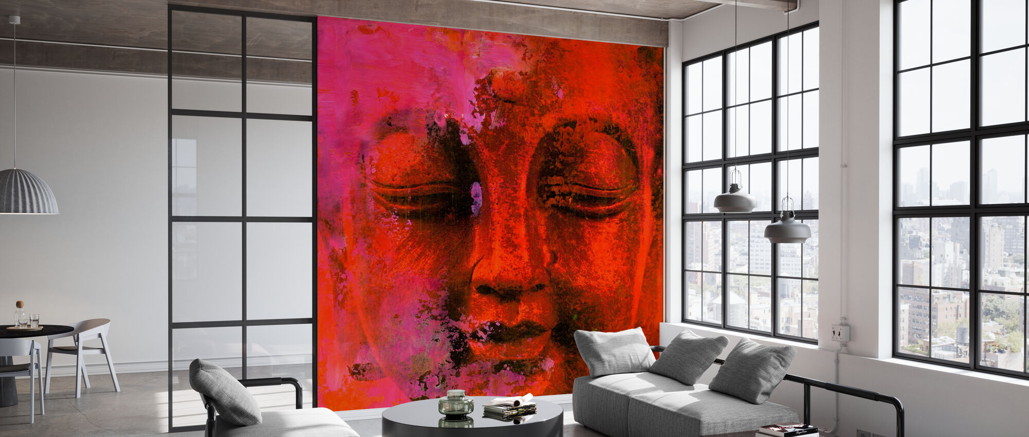 Red Buddha – wall murals online – Photowall