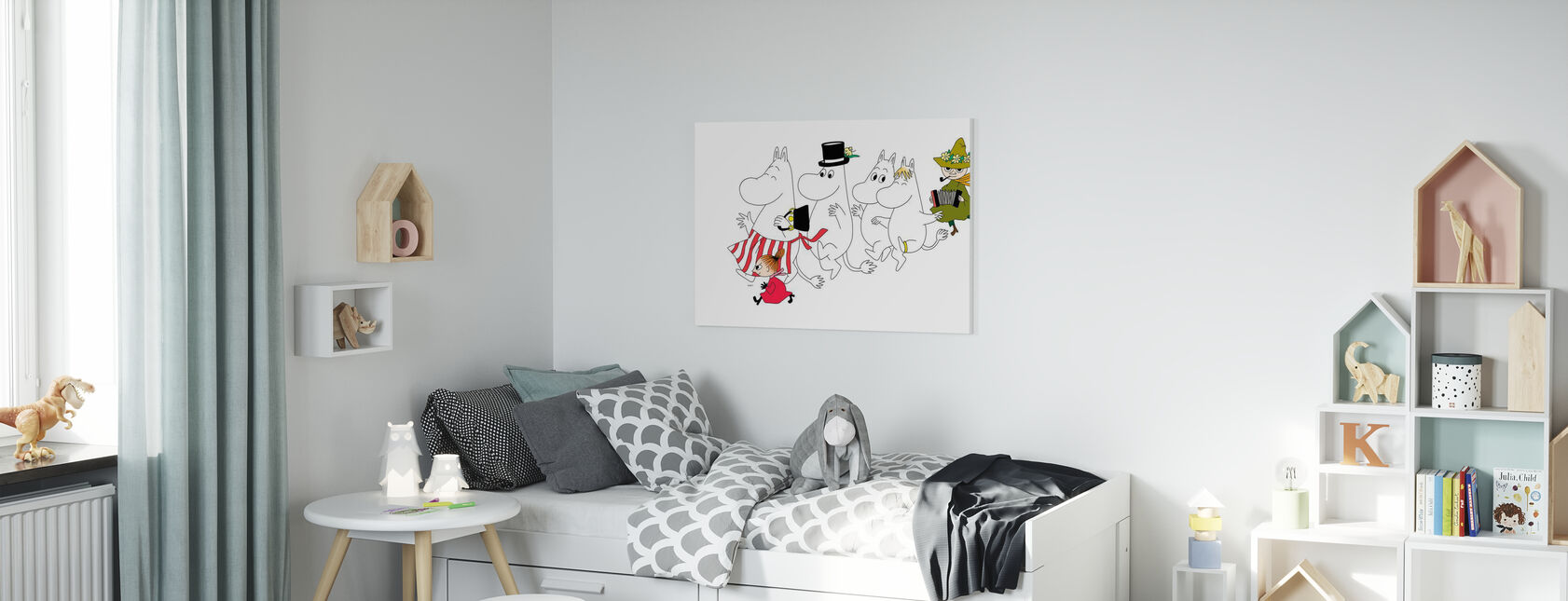 Moomin - The Moomins - Canvas print - Kids Room