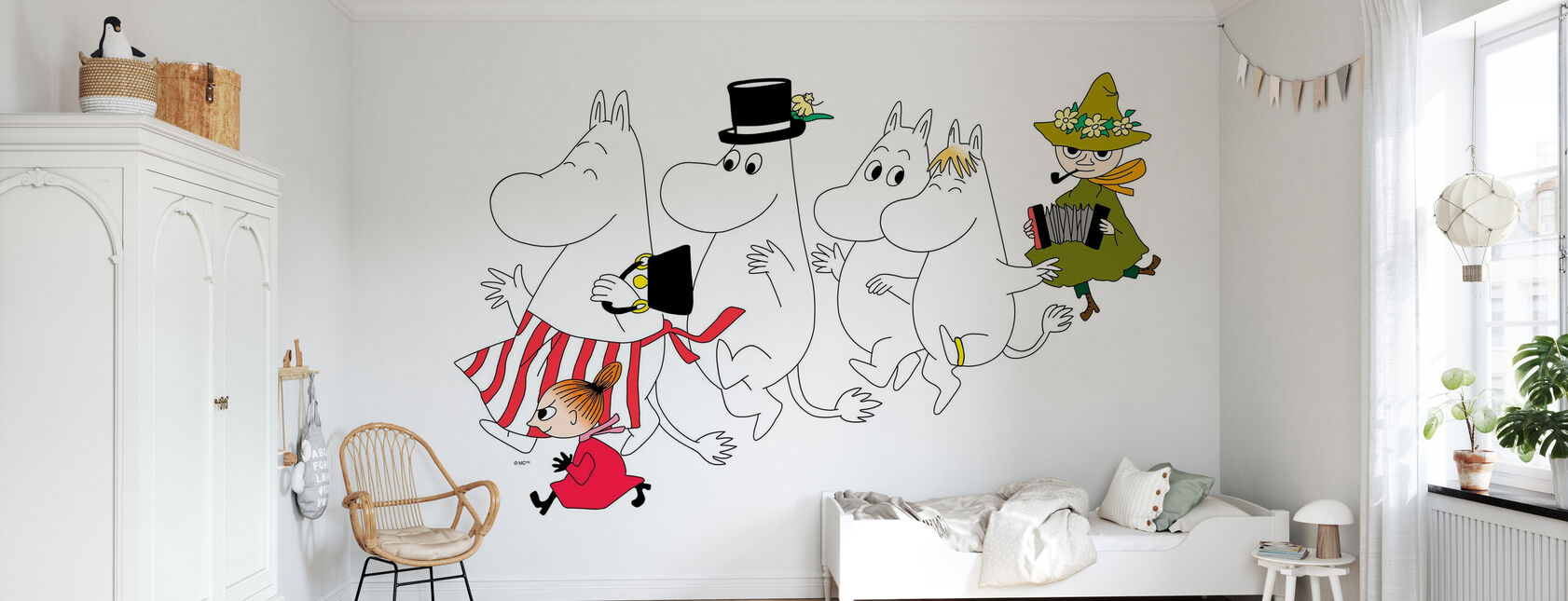 Moomin - The Moomins - Wallpaper - Kids Room