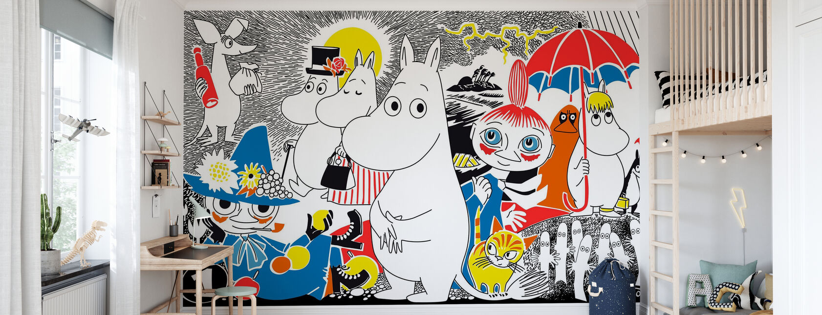 Moomin - BD 1 - Papier peint - Chambre des enfants