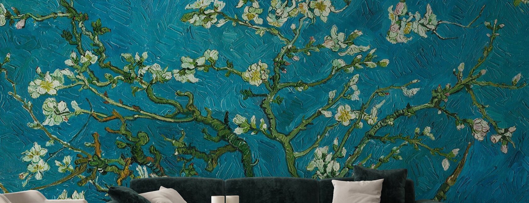 Almond Blossom - Wallpaper - Living Room