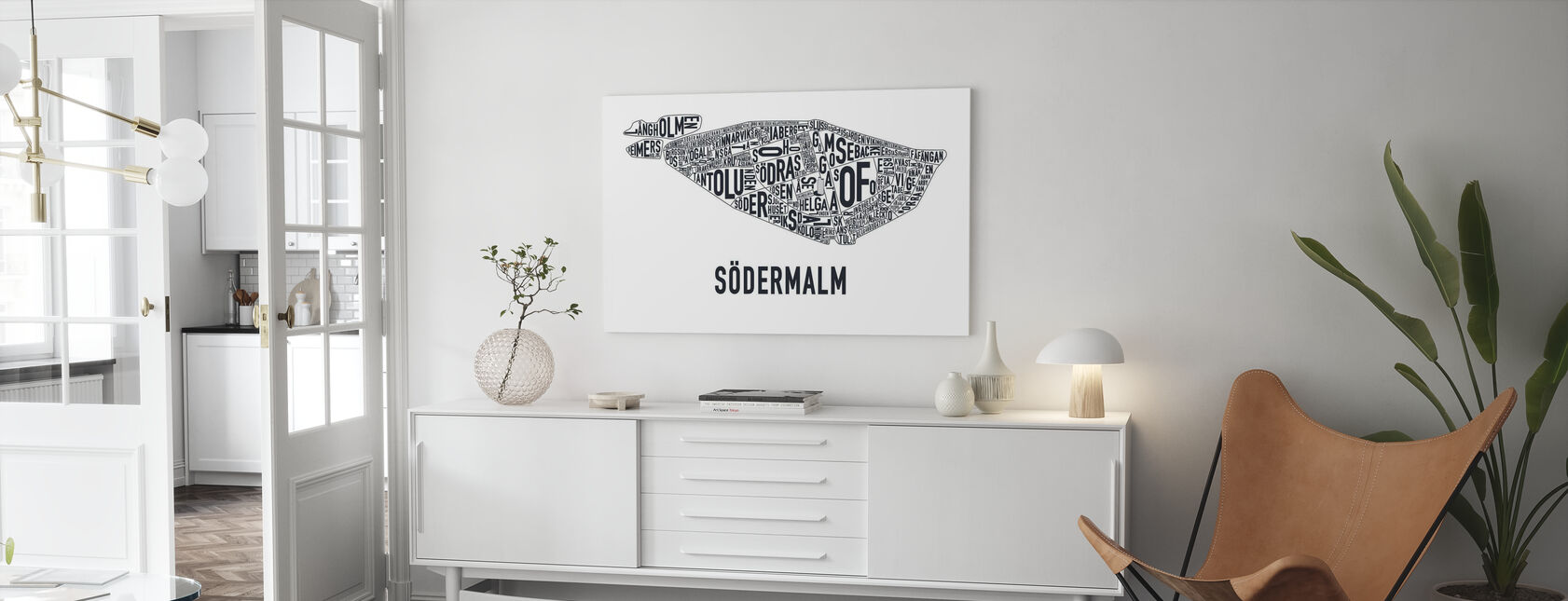 Södermalm - Canvas print - Woonkamer