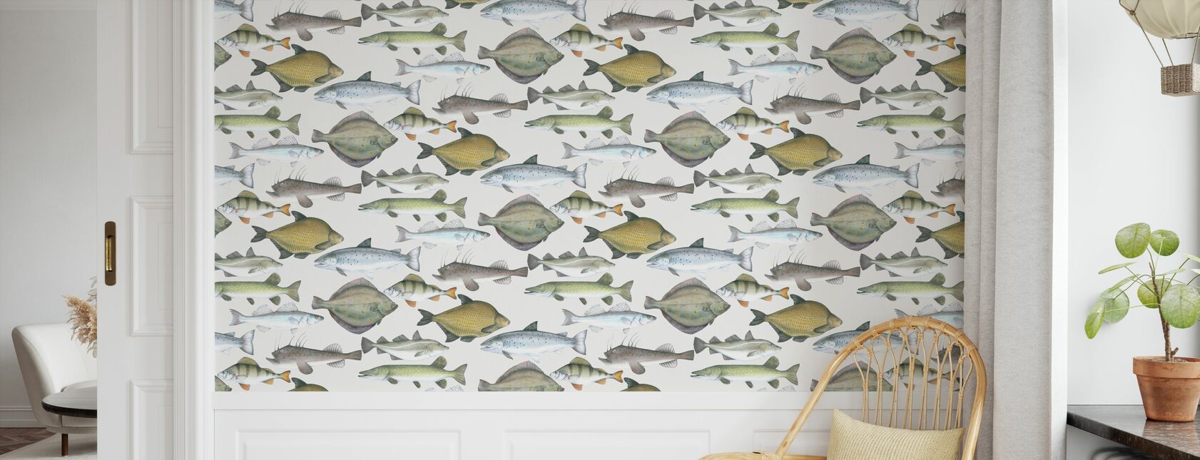 Fish Pattern - Wallpaper - close-up