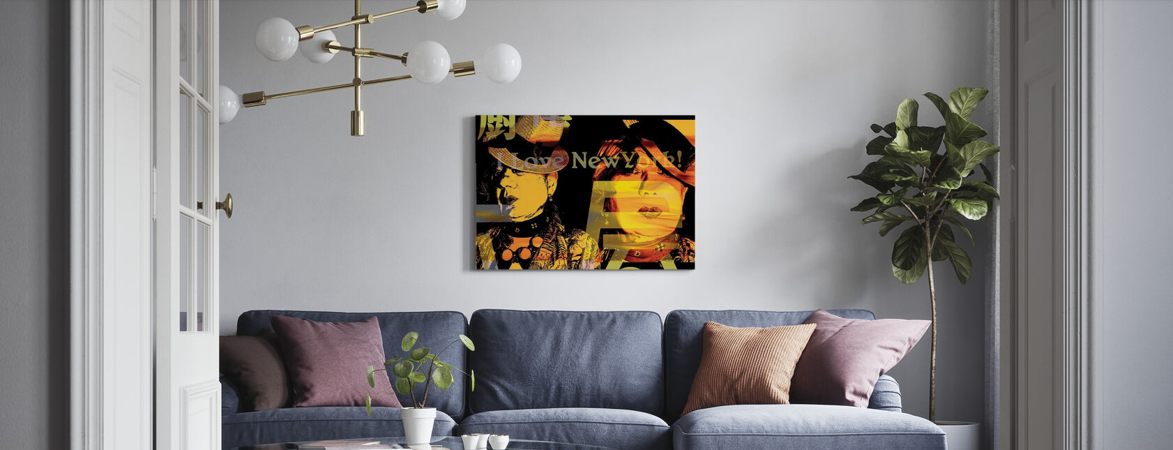Anna P - Canvas print - Living Room