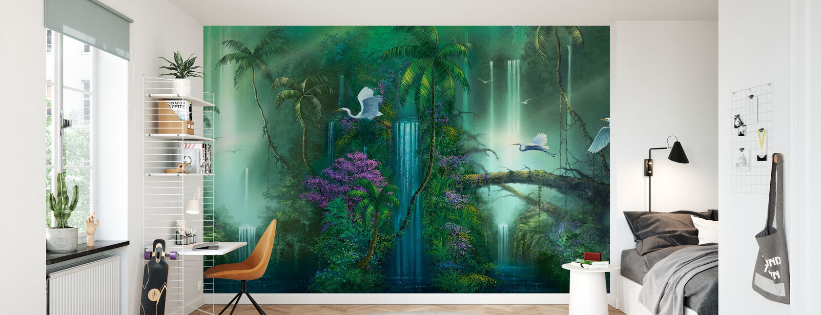 Waterval Fantasy - Behang - Kinderkamer