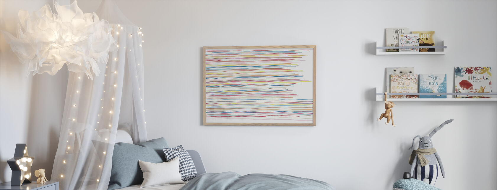 Variegated Stripes - Poster - Kids Room
