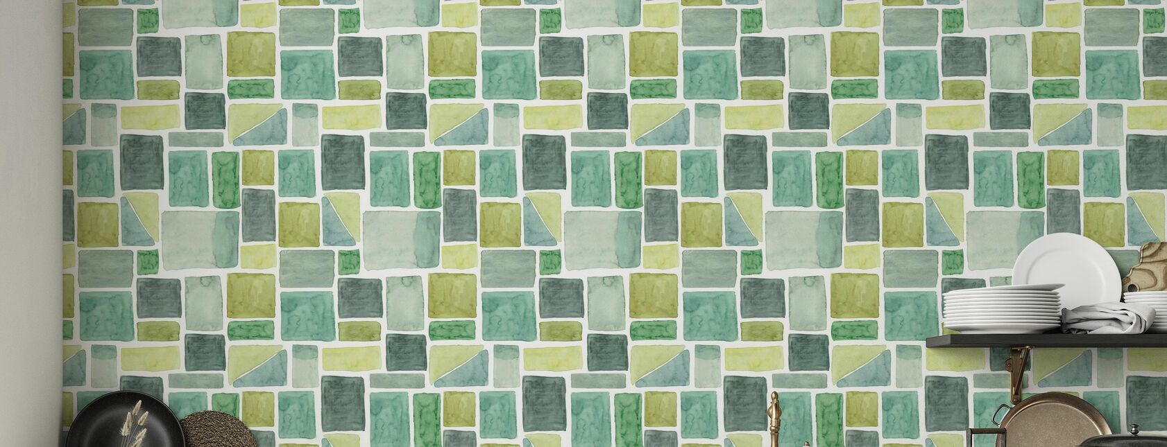 Greens - Wallpaper - close-up