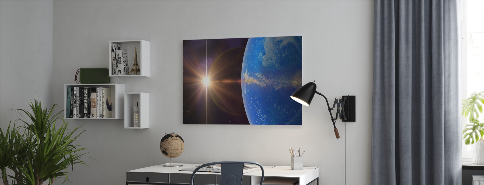 Blue Planet - Canvas print - Office