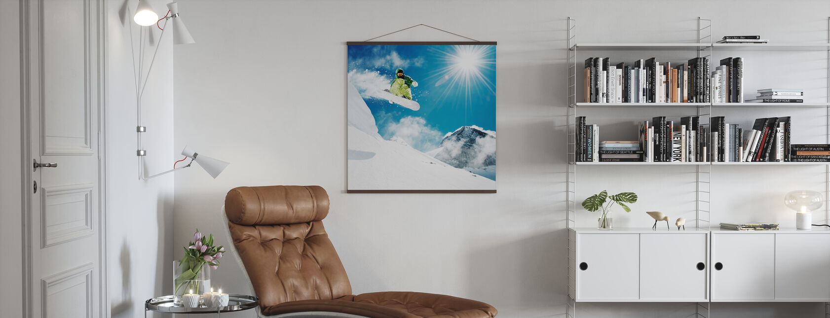 Snowboarder på Jump - Poster - Vardagsrum