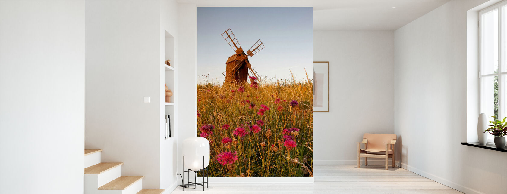 Grainy Windmill - Wallpaper - Hallway