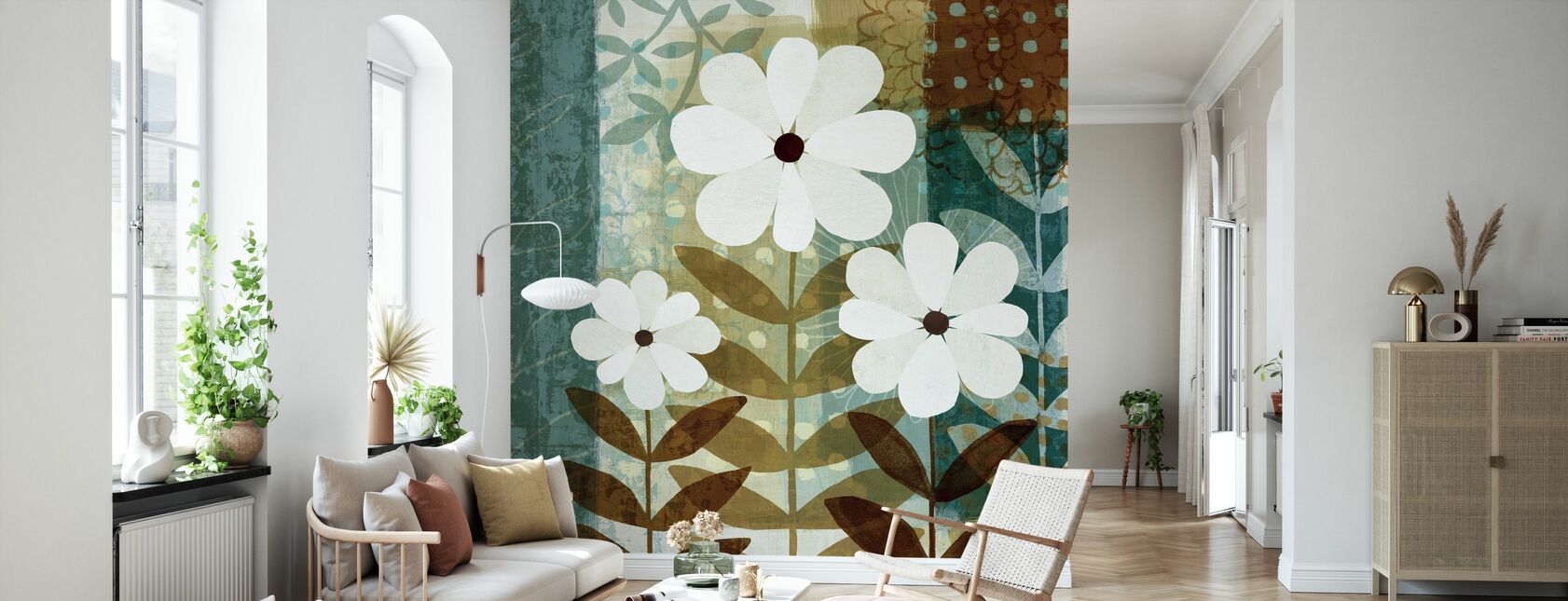 Floral Dream II - Wallpaper - Living Room