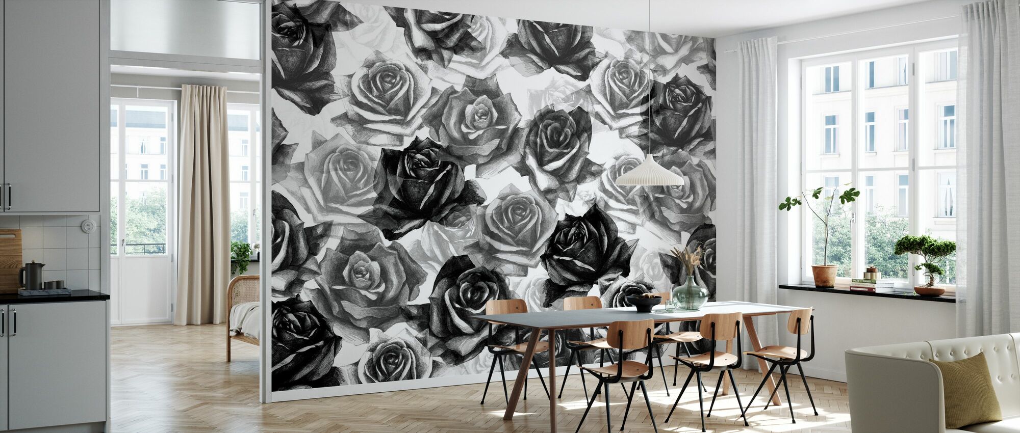 My Black Roses – popular wall mural – Photowall