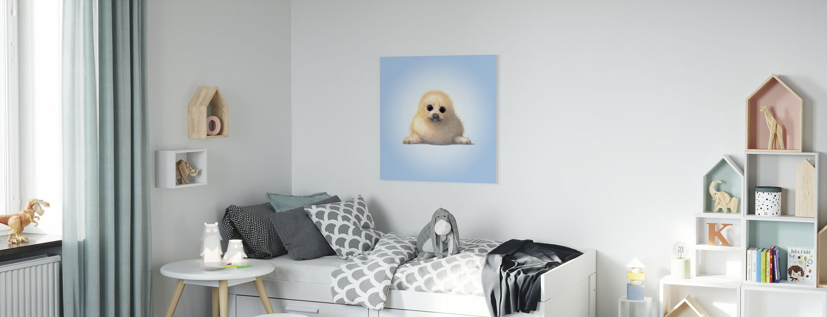 Seal Pup - Canvas print - Kinderkamer