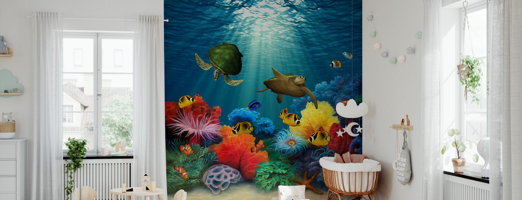 Coral Sea - Wallpaper - Nursery