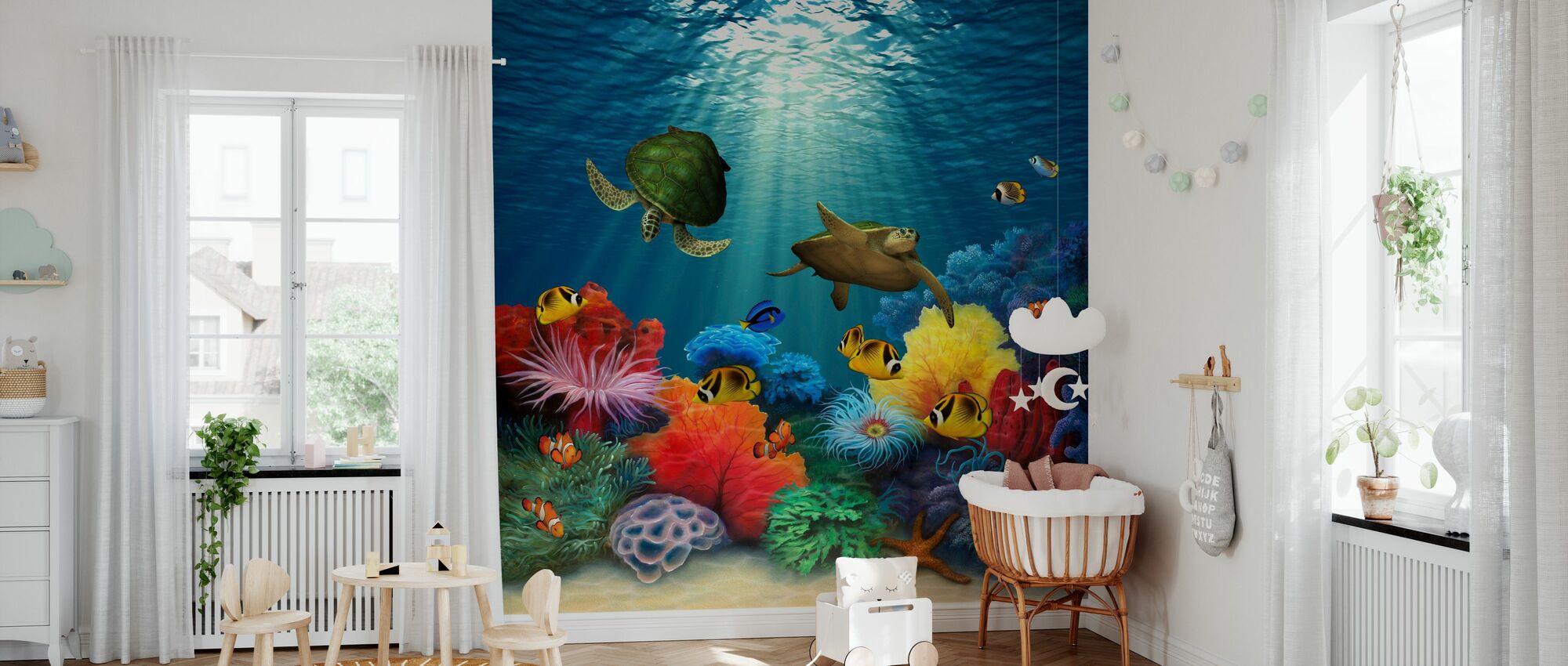 Coral Sea – decorate with a wall mural – Photowall