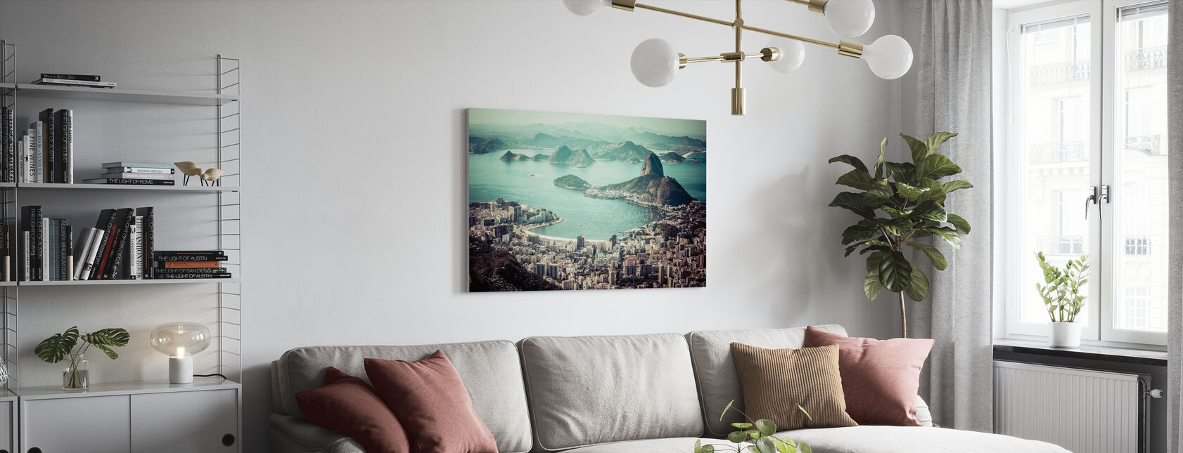 Rio de Janeiro - Suikerbroodberg - Canvas print - Woonkamer