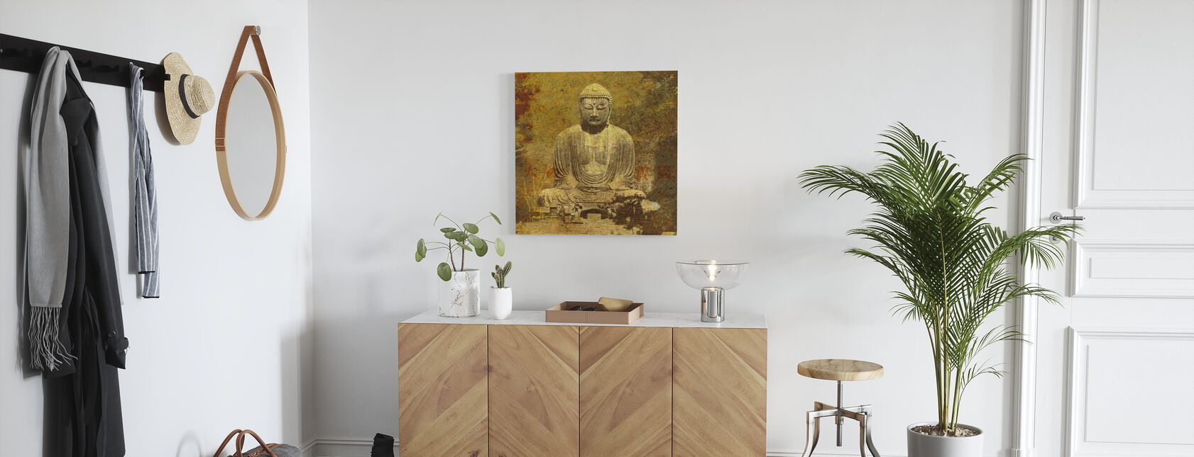 Aziatische Boeddha - Canvas print - Gang