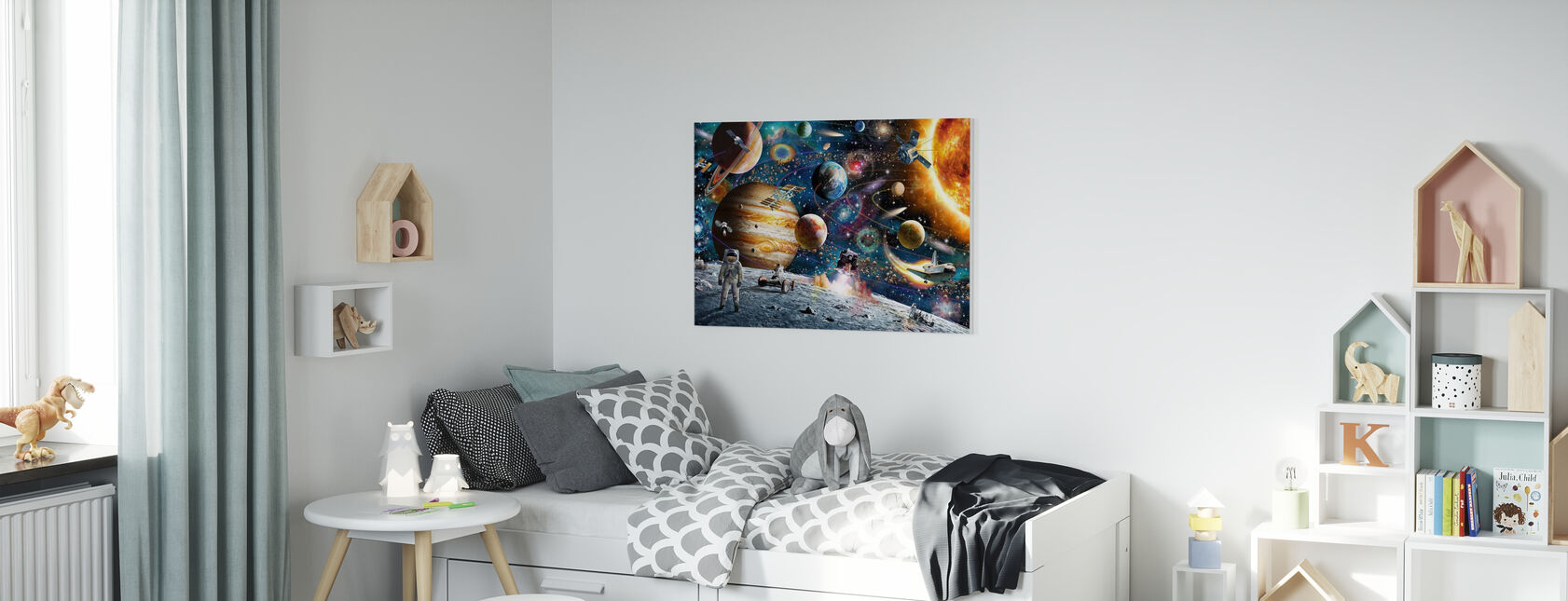 Space Odyssey - Canvas print - Kids Room