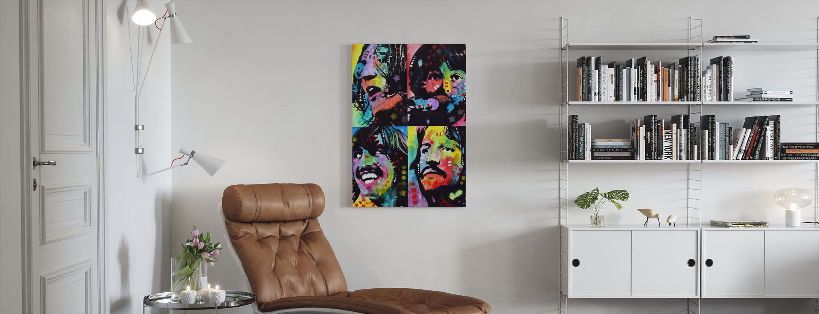 The Fab Four - Canvas print - Living Room