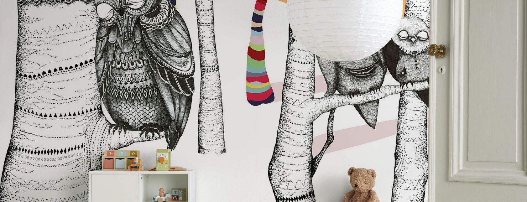 Hornstull Owls - Wallpaper - Kids Room
