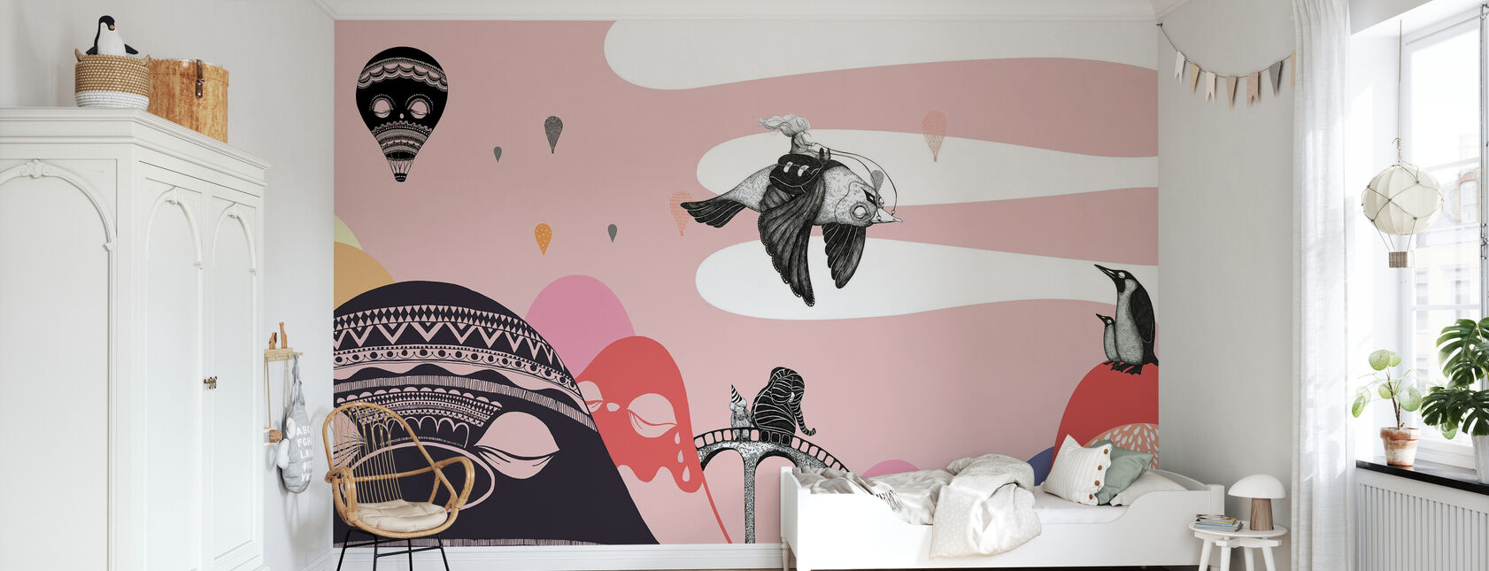 Hornstull Bird - Wallpaper - Kids Room