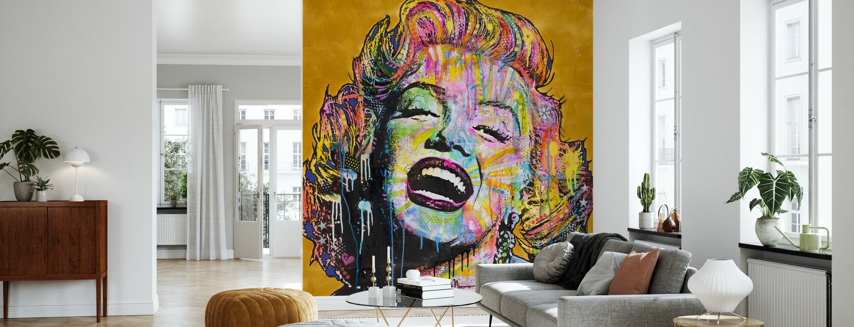Marilyn Flerfarvet - Tapet - Stue