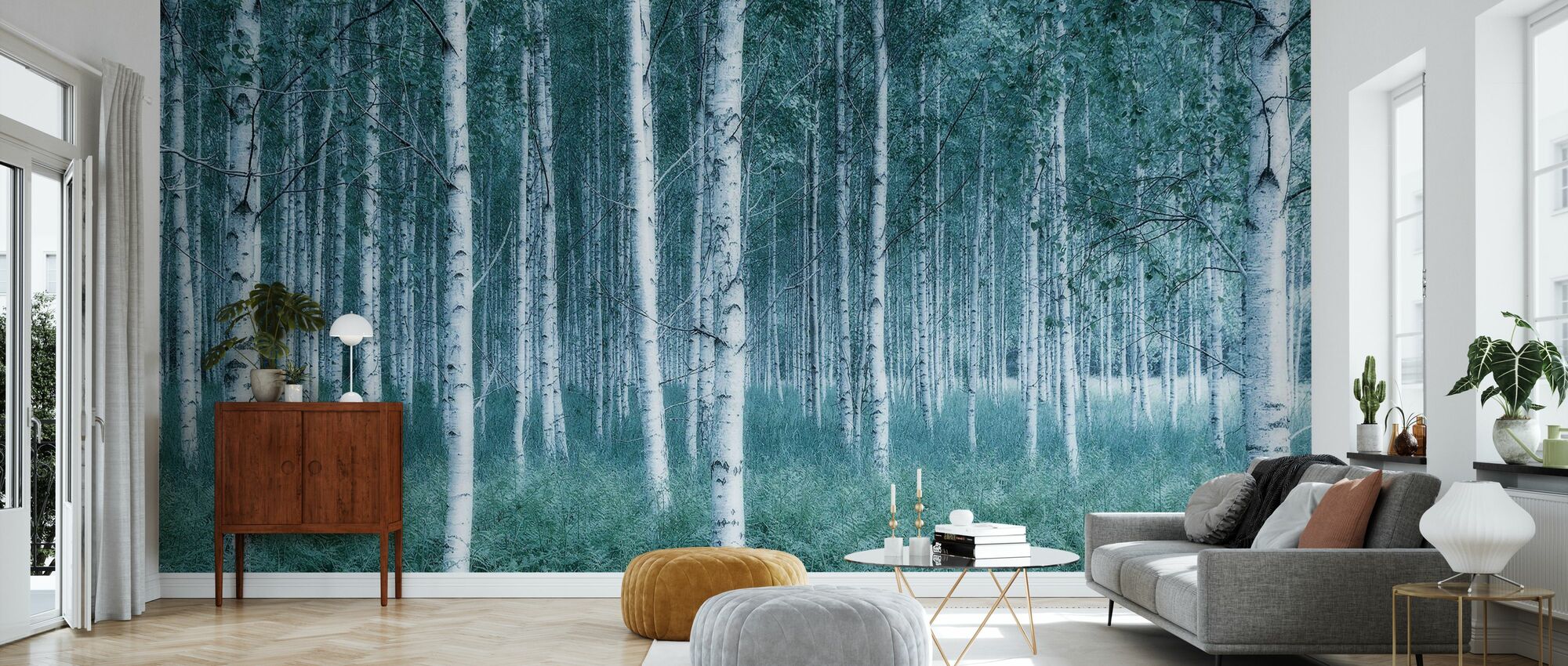 Mystic Birch Forest – extraordinary wall mural– Photowall