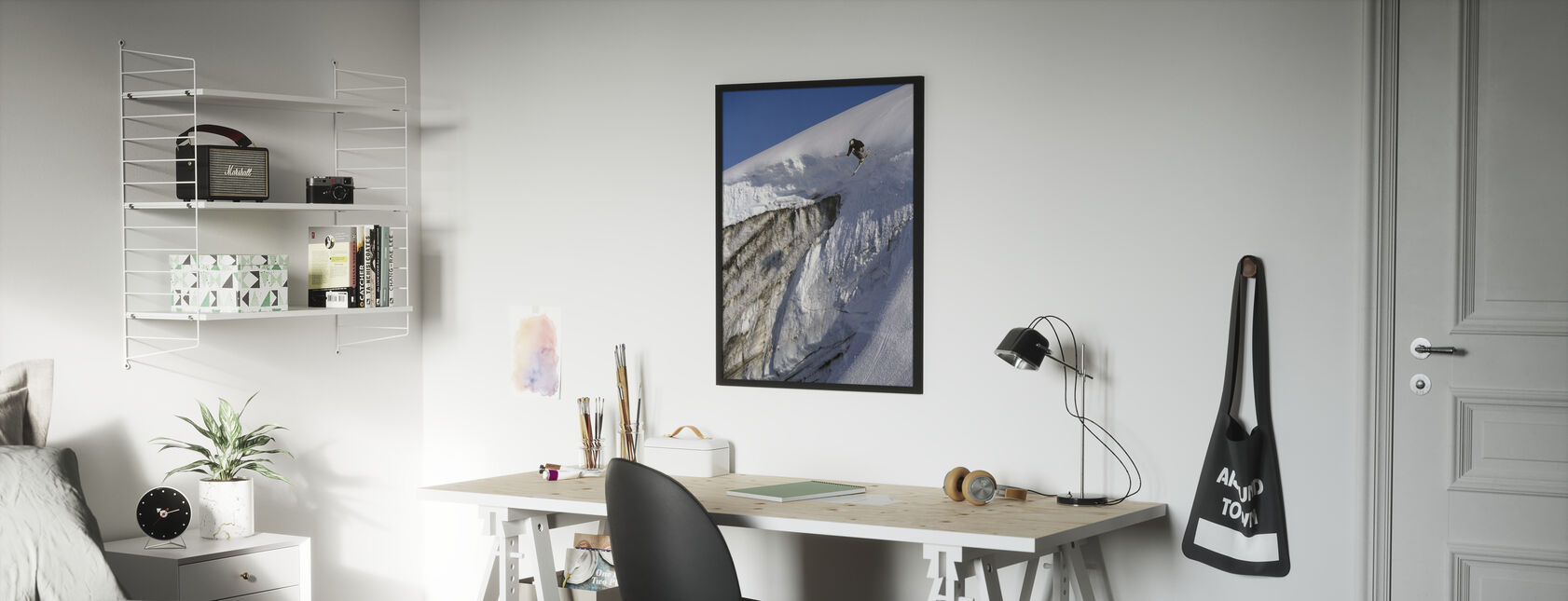 Skiing on the Apussuit Glacier - Poster - Kids Room