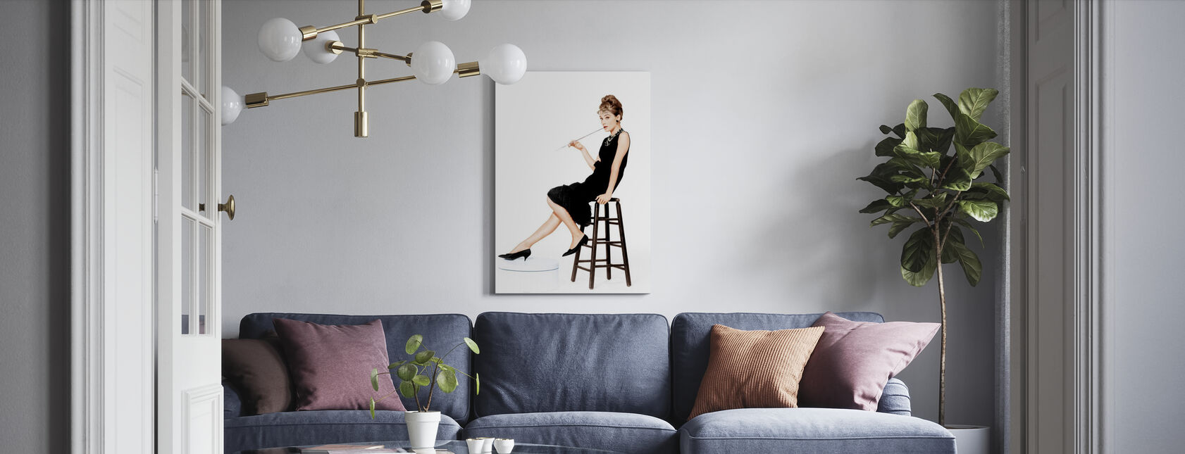 Holly Golightly - Canvas print - Living Room