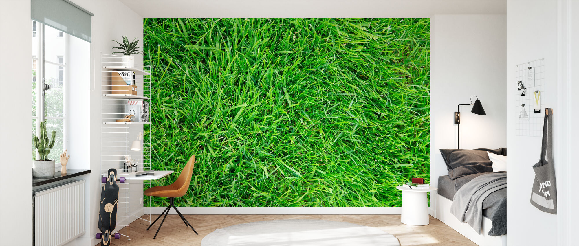 Fresh Green Grass – trendy wall mural – Photowall