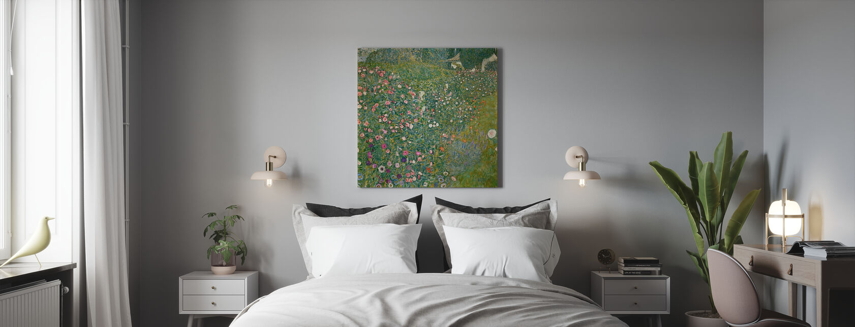 Klimt, Gustav - Italian Garden Landscape - Canvas print - Bedroom