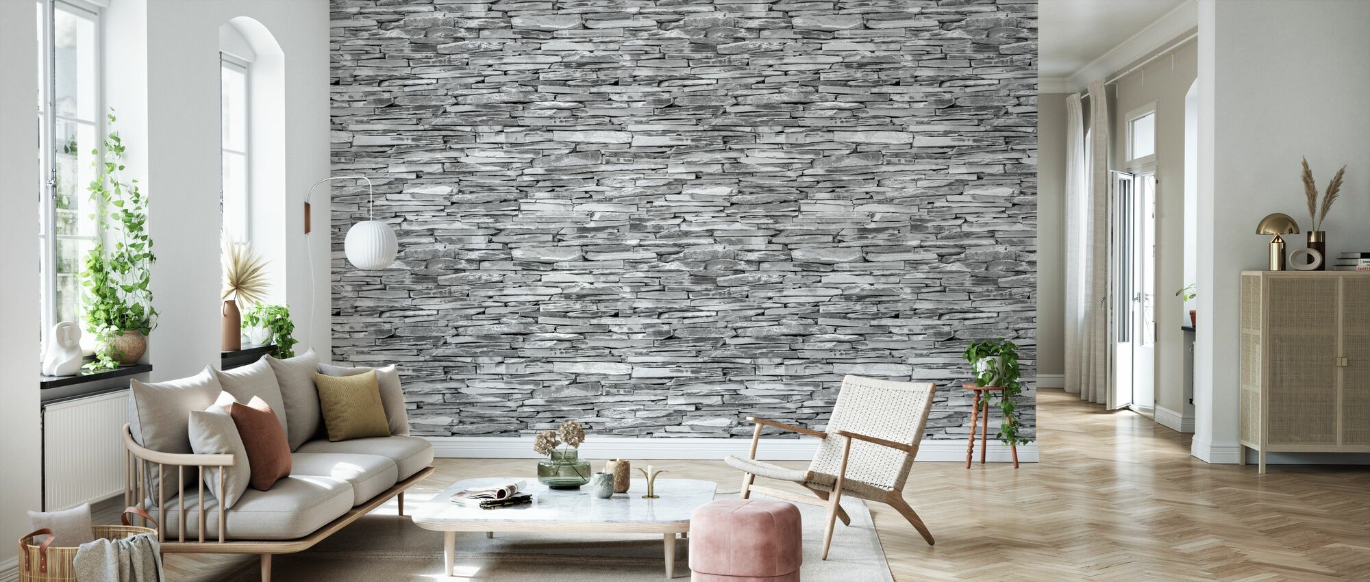 Stone Wall - Granite – decorate with wallpaper – Photowall