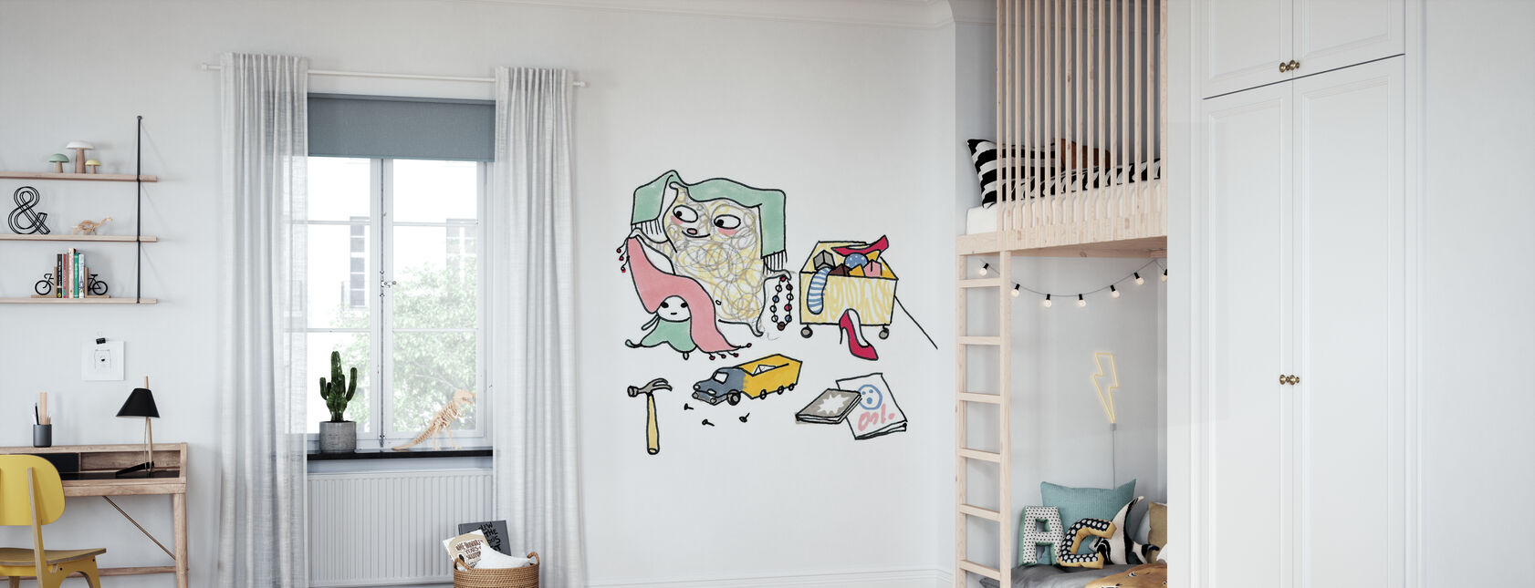 Whose toys - Wallpaper - Kids Room