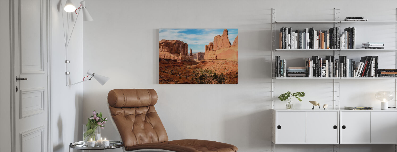 Park Avenue, Arches National Park - Canvas print - Living Room