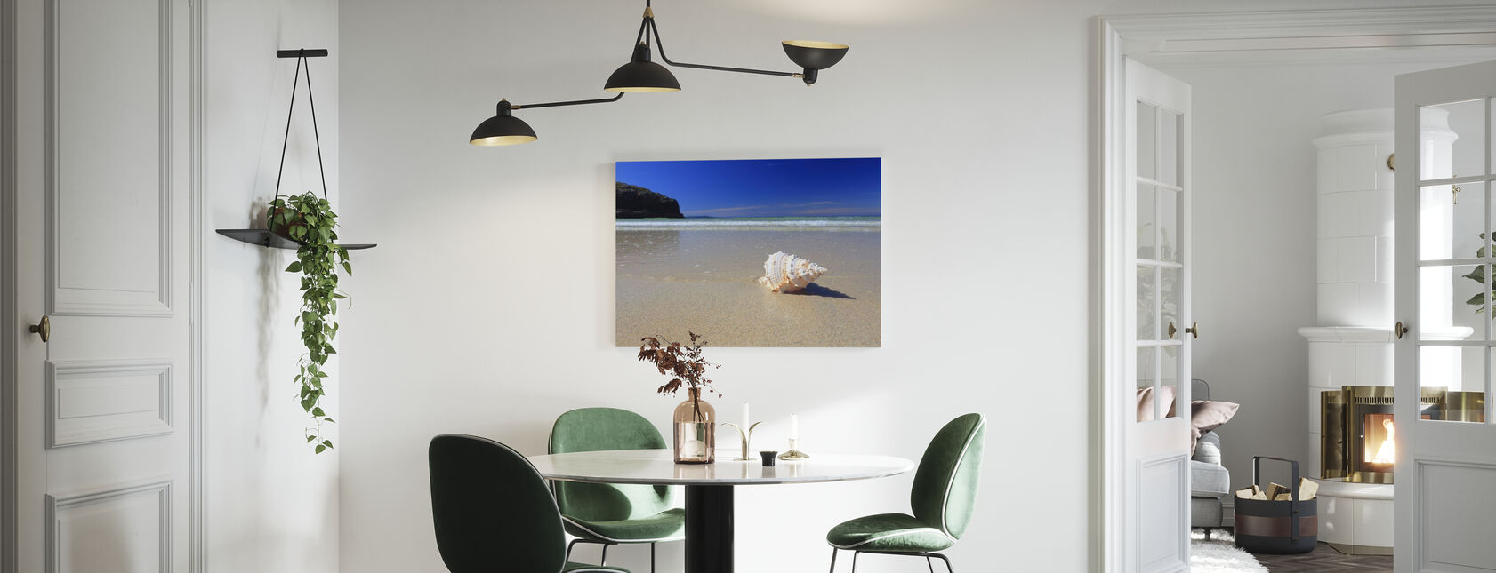 Shell on Beach - Canvas print - Kitchen