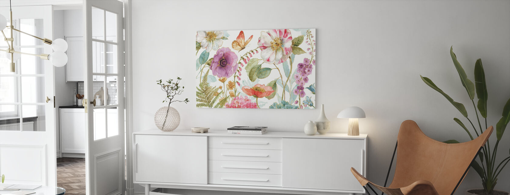 Rainbow Seeds Flowers 1 - Canvas print - Living Room