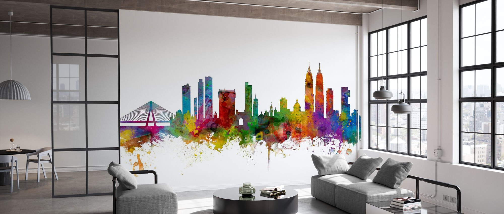 Mumbai (Bombay) Skyline – trendy wall mural – Photowall