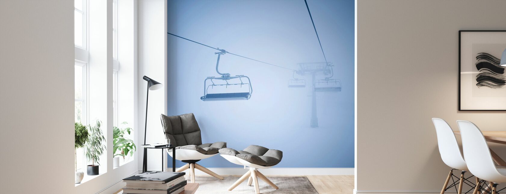 Ski Lifts - Wallpaper - Living Room
