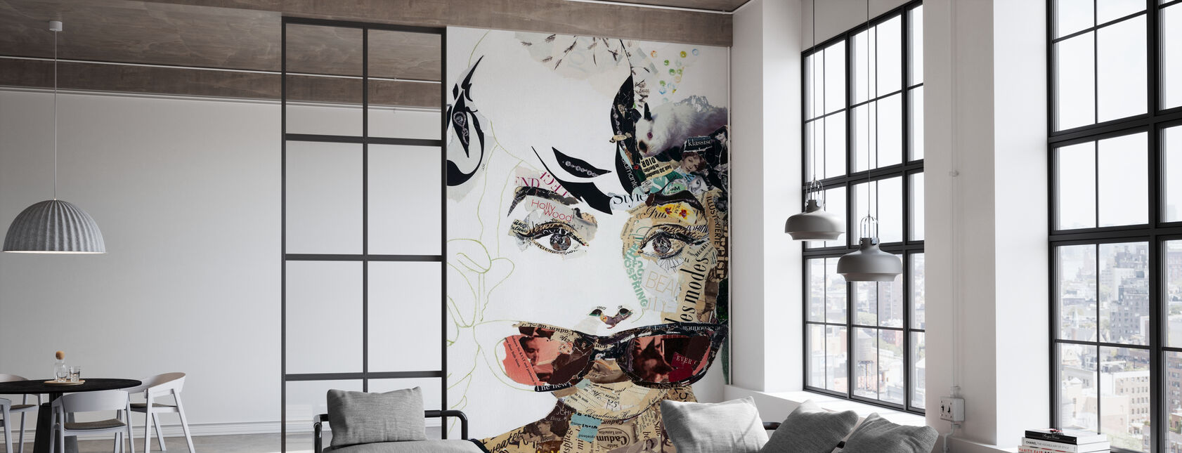 Breakfast at Tiffany's - Collage - Wallpaper - Office