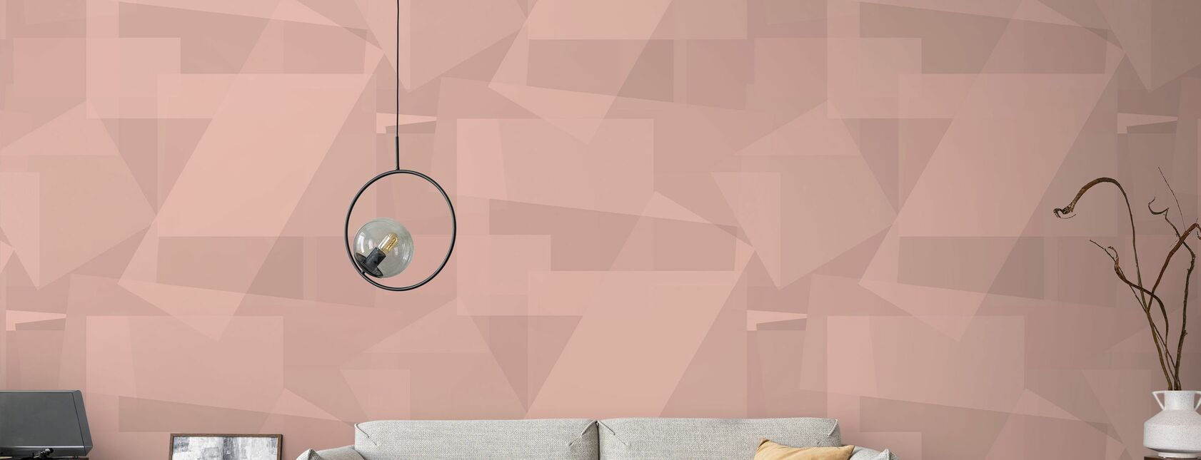 Block Powder - Wallpaper - Living Room
